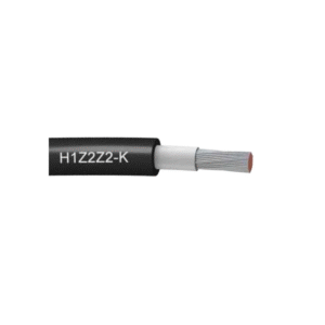 Cable solar negro