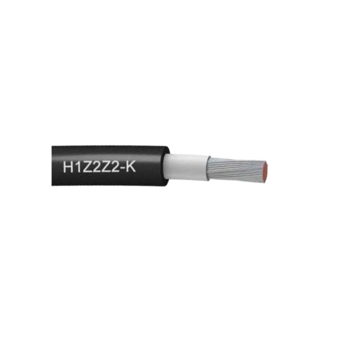 Cable solar negro