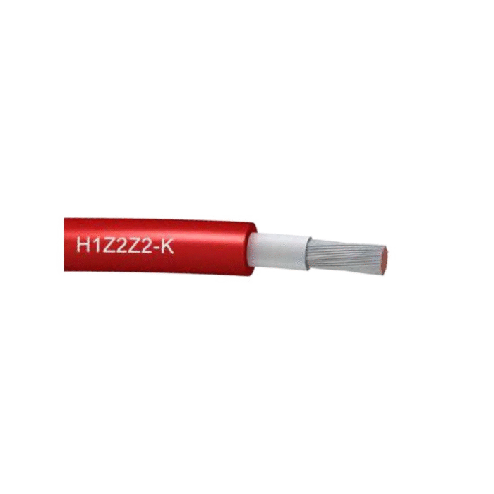 Cable solar rojo