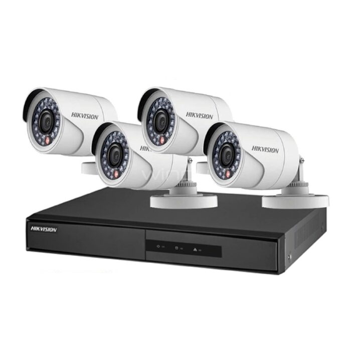 Kit 4 cámaras seguridad Solarescenter