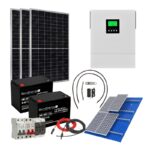 Kit Solar Fotovoltaico 3000w Premium Litio MPPT Híbrido Off Grid