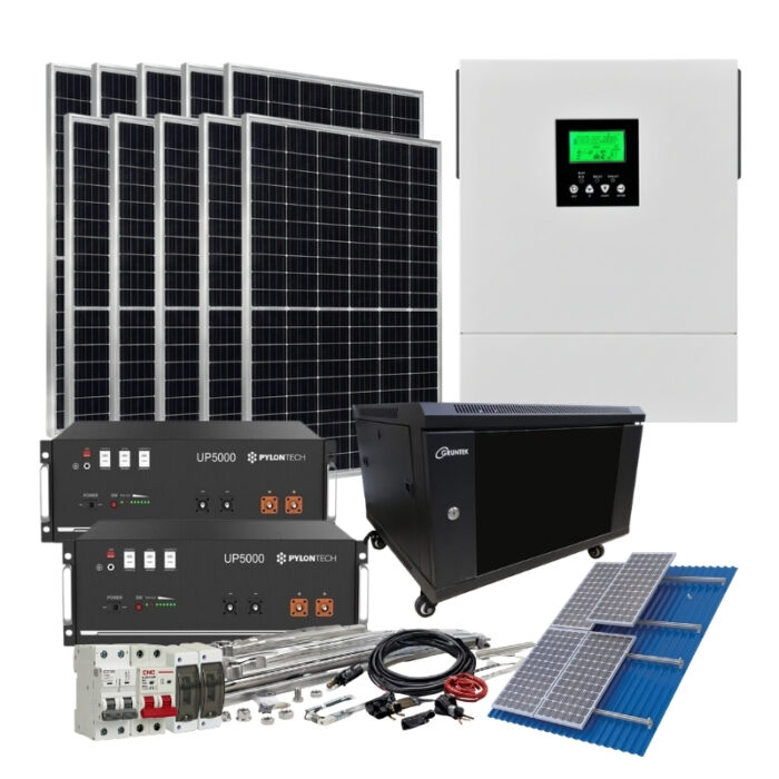 Kit 1200w Off Grid Full