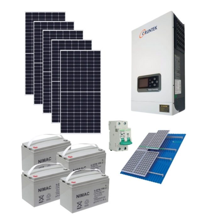 Kit 5200w Gruntek Solarescenter