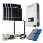 Kit Solar Fotovoltaico 5000w Gruntek Full Litio MPPT Híbrido Off Grid