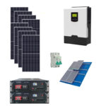 Kit Solar 6200w Premium Full Litio Mppt Híbrido Off Grid