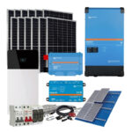 Kit Solar Fotovoltaico 8000w Victron Full Litio MPPT Híbrido Off Grid