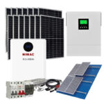 Kit Solar Fotovoltaico 8000W Premium Full Litio MPPT Híbrido Off Grid