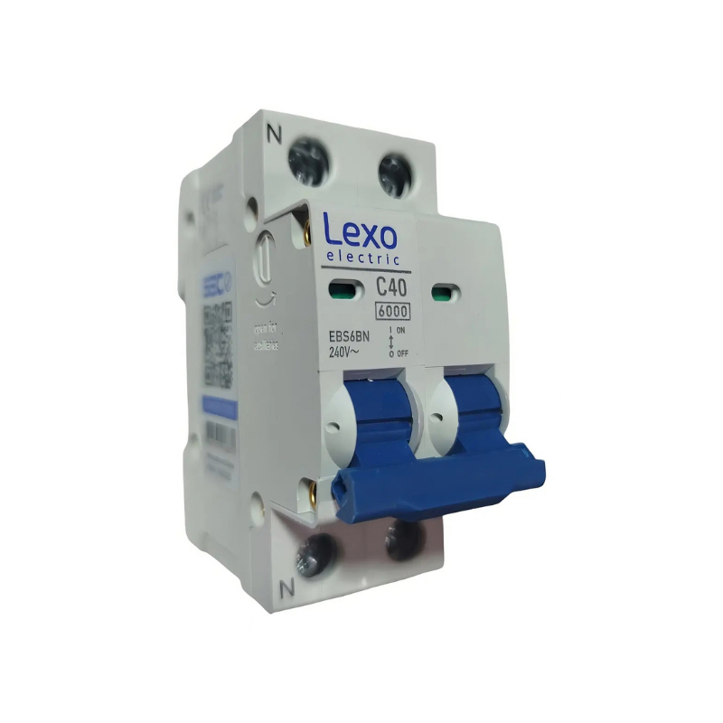 Interruptor Automático Bipolar Lexo 1P+N 40A Curva C 6kA Interruptor Automático Bipolar Lexo 1P+N 40A Curva C 6kA