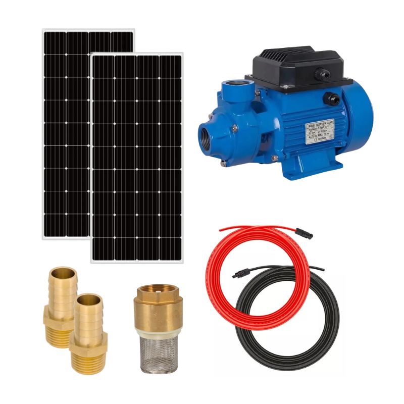 Kit Bomba Solar 0.5HP Periferica Kit Bomba Solar 0.5HP Periférica - Imagen 1